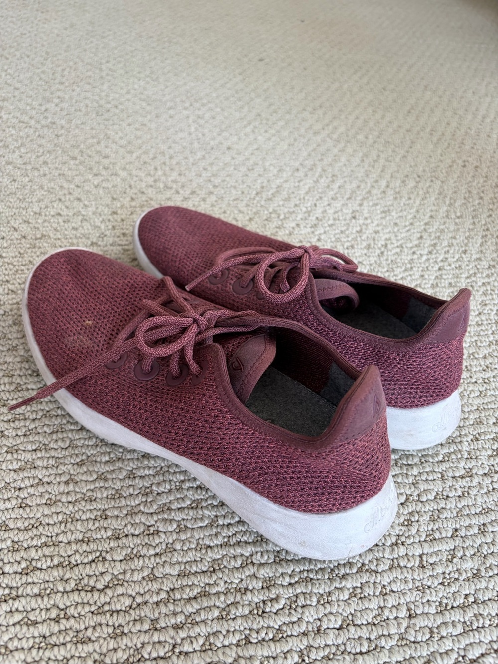 allbirds Women's Wool Runner-Up Sneakers in Wine
